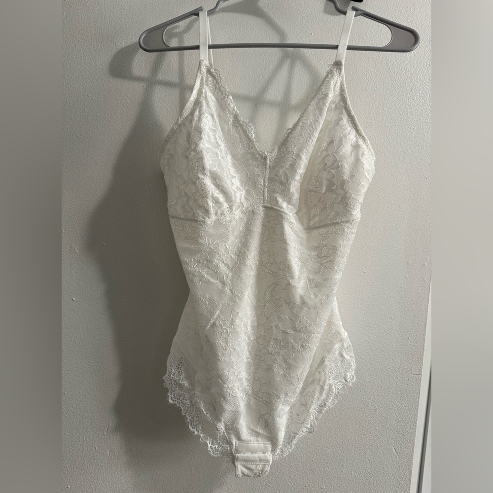 White Lace Shaper Bodysuit